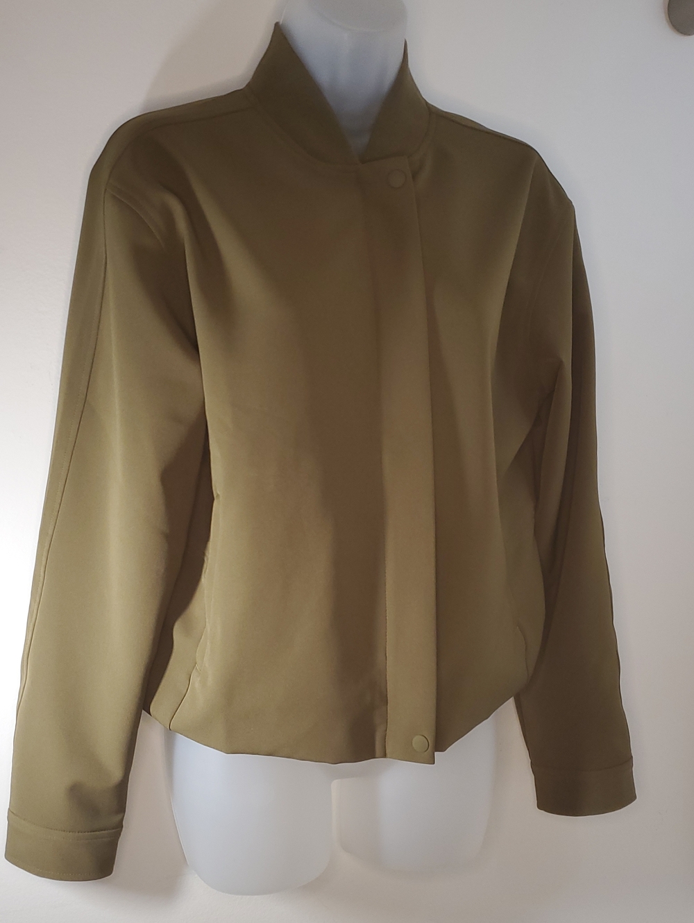 Athleta Olive Green Bomber Jacket